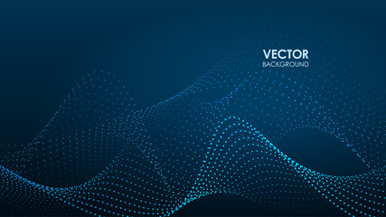 紺色の抽象的な背景　ベクター素材   © SB
