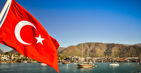 turkey marmaris boats in port © Kamila