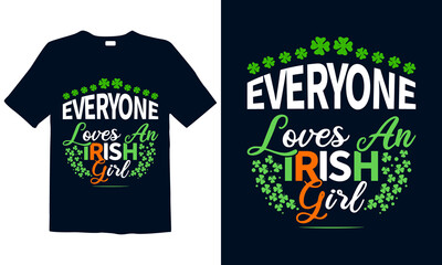 St. Patrick's Day T-shirt Design. Best for print, t-shirt, mug, poster & wall art.