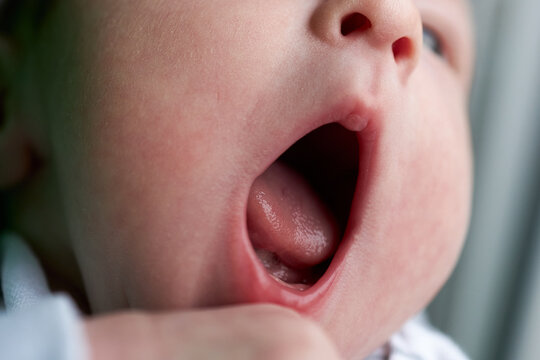 Closeup of a cute baby