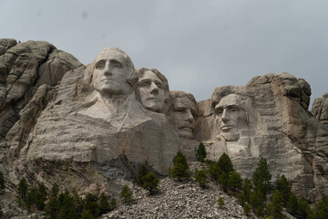 Mount Rushmore in the Black Hills of South Dakota