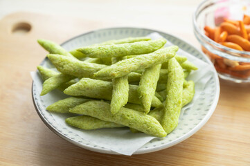 エンドウ味のスナック菓子