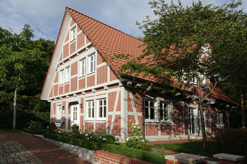 Fototapeta na wymiar Haus in Osterholz-Scharmbeck
