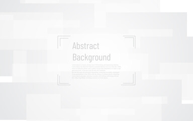 multiple minimal square flat overlap graphic with white and grey background