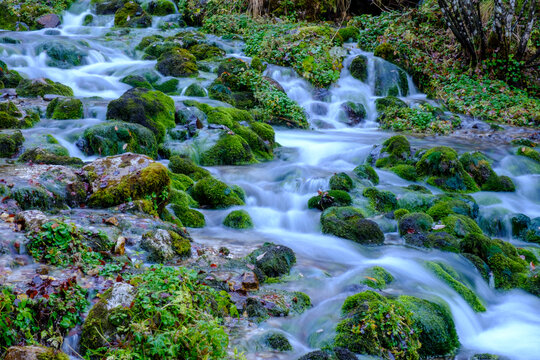 Long exposure of&not;&dagger;Steyr&not;&dagger;river