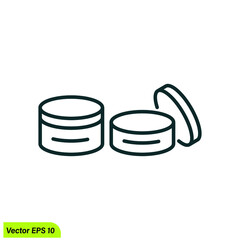 cosmetics icon vector illustration simple design element