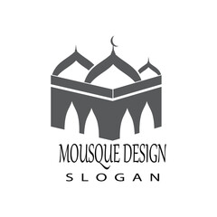 Mosque Logo Template vector symbol illustration design