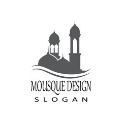 Mosque Logo Template vector symbol illustration design