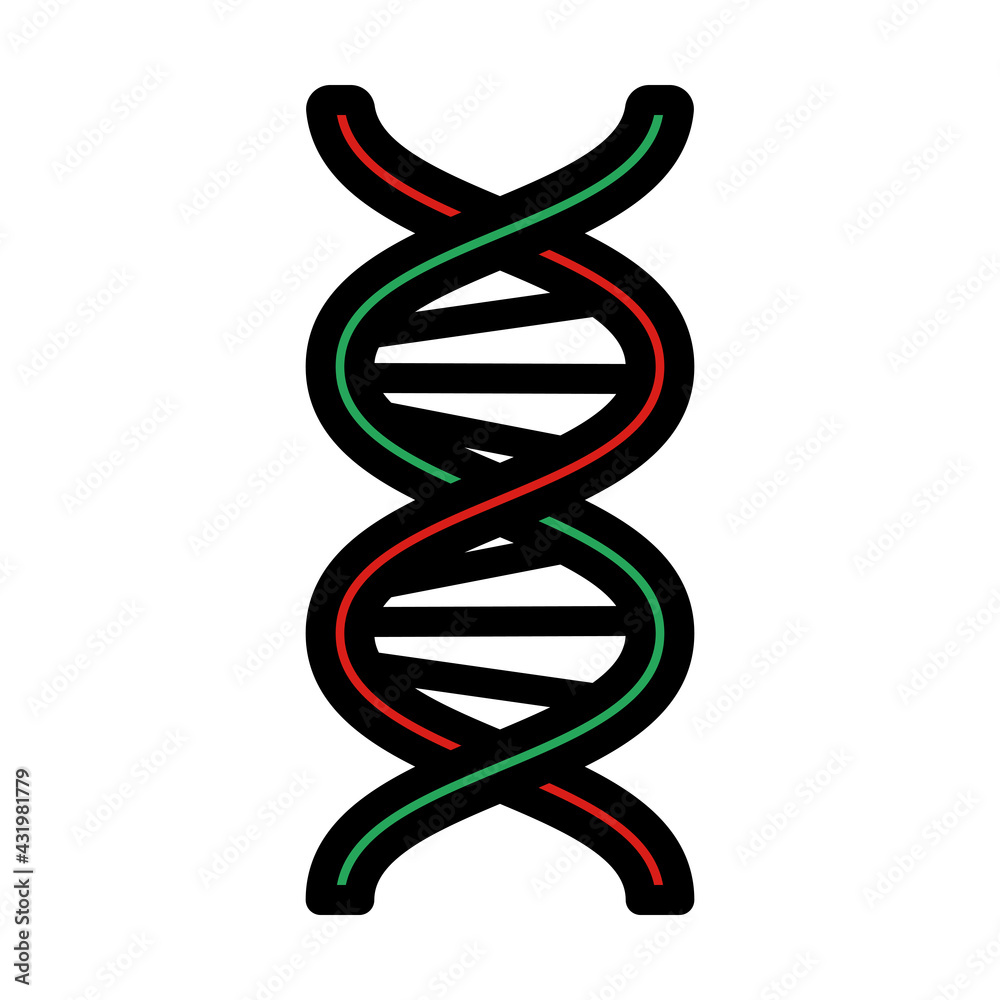 Canvas Prints dna icon