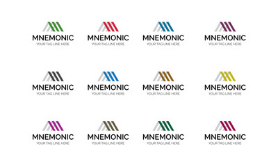 M letter logo corporate business logo design