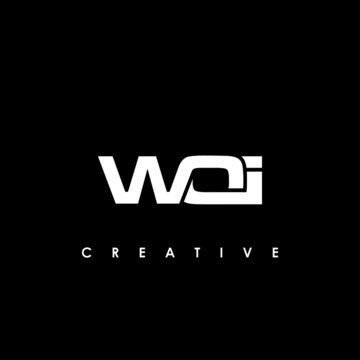 WOI Letter Initial Logo Design Template Vector Illustration