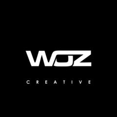 WOZ Letter Initial Logo Design Template Vector Illustration