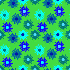 Floral template seamless pattern.