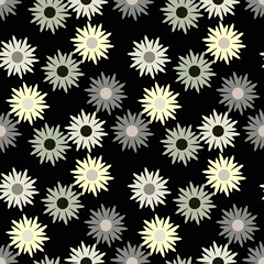 Floral template seamless pattern.