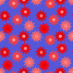 Fototapeta na wymiar Floral template seamless pattern.