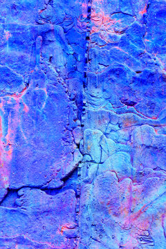 Blood red mineral laden water in the Rio Tinto river in the Minas de Riotinto mining area, Huelva province, Spain