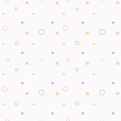 Various circles watercolor digital seamless wallpaper. Great for printing, web, textile design, souvenirs, scrapbooking and other creative ideas.