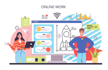 Deal online service or platform. Official contract and business handshake