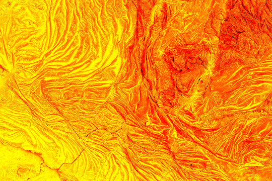 Blood red mineral laden water in the Rio Tinto river in the Minas de Riotinto mining area, Huelva province, Spain