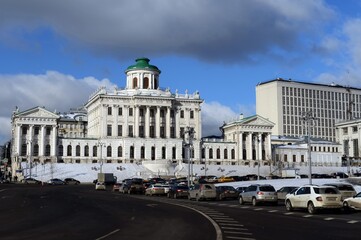 The Pashkov House. Russian State Library in the center of Moscow