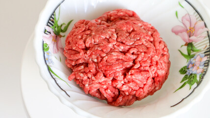 raw minced meat