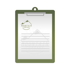 corporate identity clipboard