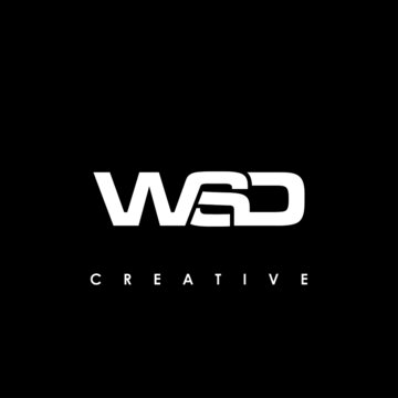 WSD Letter Initial Logo Design Template Vector Illustration