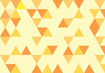 Abstract triangle orange and yellow shape for a background.