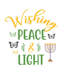 Naklejka premium Wishing peace and light, Christmas Sign SVG File - Christmas Cut Files - Silhouette Christmas Designs - Wishing You Peace Love and Joy - Cricut Files - Glowforge, svg cut files