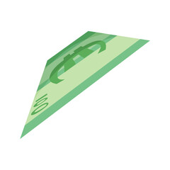 European currency note euro banknotes. Money  illustration. Investment capital wealth savings or financial prosperity symbol. Paper money