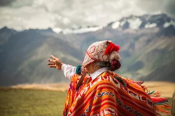 Fotobehang Maras, Cusco - Peru © christian