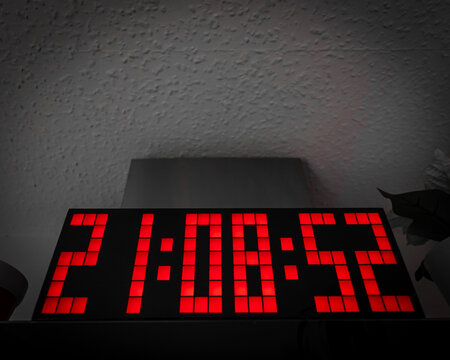 Red Wall Clock