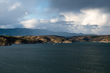 Embalse del Vado en la provincia de Guadalajara.