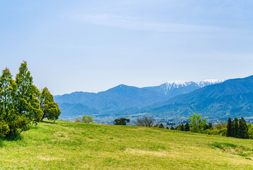 池田町　クラフトパークからの風景