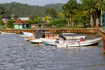 boats in the harbor - Samana - Dominican Republic
