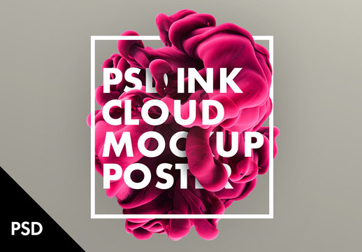 Ink Cloud Text design