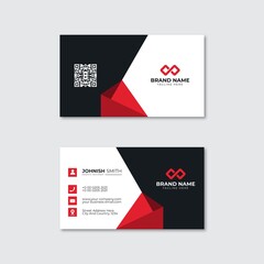 Modern professional business card design vector
