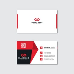 Modern professional business card design vector