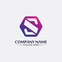 Business corporate S letter logo