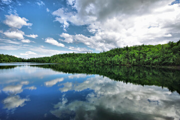Pink Lake, Gatineau Provincial Park, Quebec, Canada