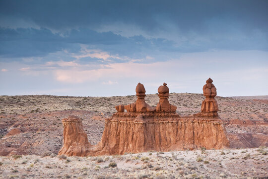 Three Sisters at Goblin Valley