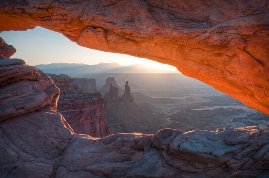 A view into the Canyonlands National Park, Utah