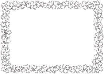 パズルのフレーム背景素材