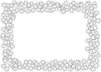 パズルのフレーム背景素材