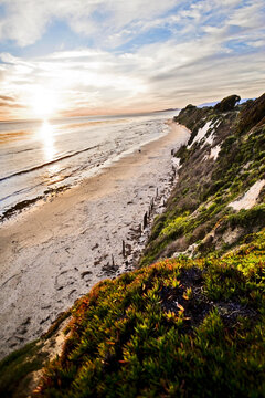 Ellwood Beach sunset, Goleta California.
