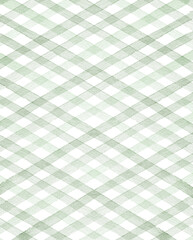 Watercolor plaid texture in green 