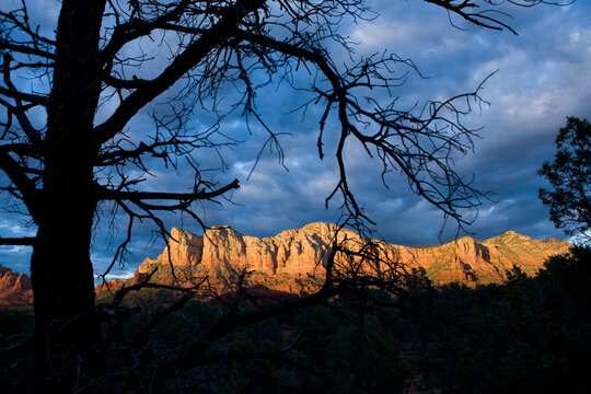 Landscapes of the Red Rocks on West Fork Trail in Sedona, AZ