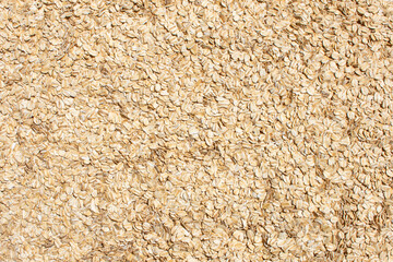 large display of oats grains wheat breakfast cereal in natural sunlight food background