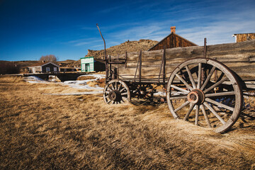 Ghost town of South Pass City, Wyoming.