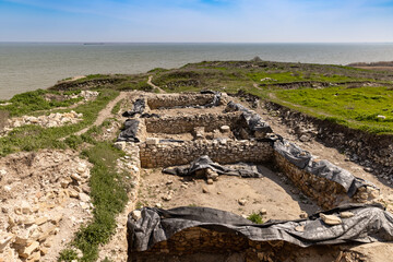 Excavated ruins of the Argamum Fortress